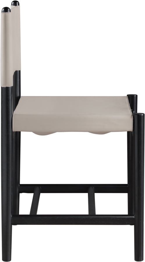 Rawlins Vegan Leather Upholstered Dining Chair in Taupe, Set of 2 - 11012Taupe-C