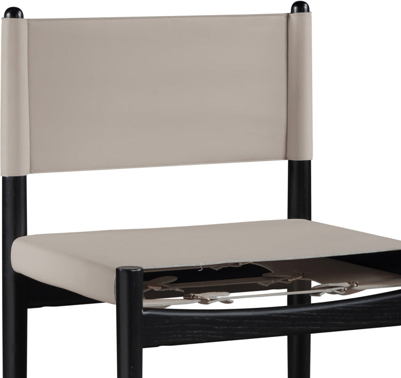 Rawlins Vegan Leather Upholstered Dining Chair in Taupe, Set of 2 - 11012Taupe-C