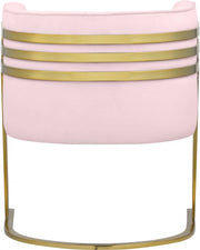 Rays Velvet Upholstered Accent Chair in Pink - 533Pink