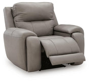 Real Moments Ash Power Recliner with Audio Seating - PCU1370013A