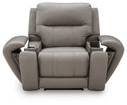Real Moments Ash Power Recliner with Audio Seating - PCU1370013A