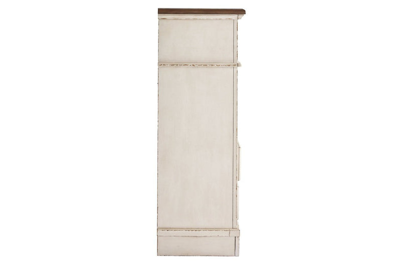 Realyn Chipped White Chest of Drawers - Gate FurnitureChest