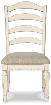 Realyn Chipped White Dining Chair (Set of 2) - D743-01X2