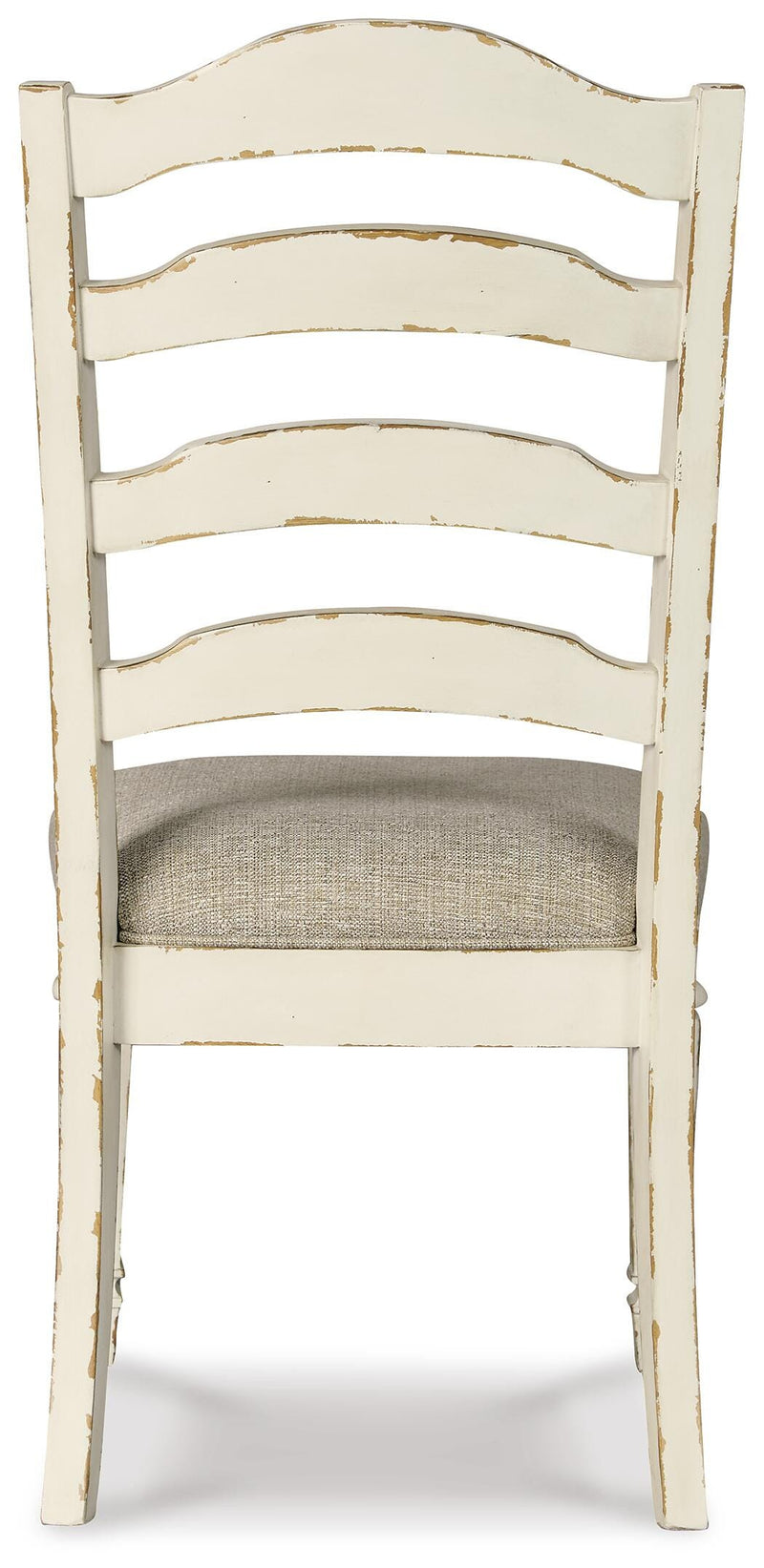 Realyn Chipped White Dining Chair (Set of 2) - D743-01X2