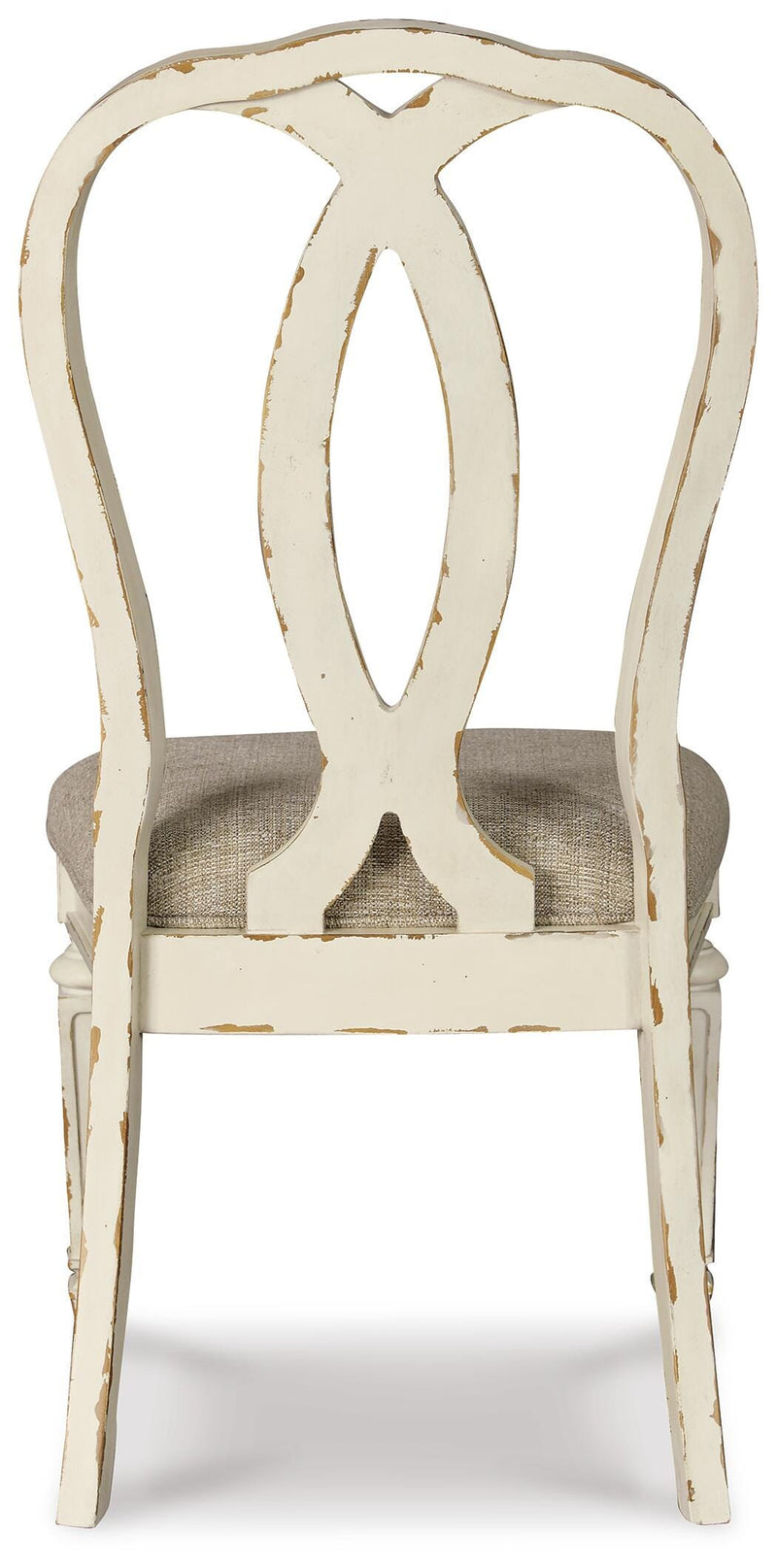 Realyn Chipped White Dining Chair (Set of 2) - D743-02X2