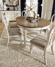 Realyn Chipped White Dining Chair (Set of 2) - D743-02X2