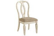 Realyn Chipped White Dining Chair (Set of 2) - Gate FurnitureDining Chair