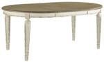 Realyn Chipped White Dining Extension Table - Gate FurnitureDining Table