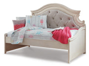 Realyn Chipped White Twin Daybed with 1 Large Storage Drawer - B743B15