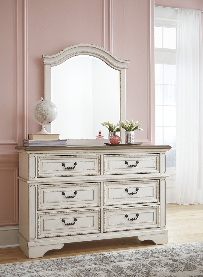 Realyn Chipped White Youth Upholstered Bedroom Set - Gate FurnitureYouth Bedroom Set