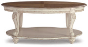 Realyn Coffee Table, 2 Ends and Console - T743T3