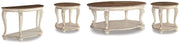 Realyn Coffee Table, 2 Ends and Console - T743T3