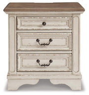 Realyn Twin Upholstered Panel Bed, Chest, Vanity and Nightstand - B743B99