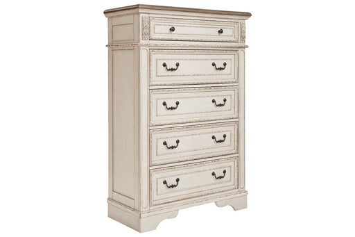 Realyn Two - tone Chest of Drawers - Gate FurnitureChest