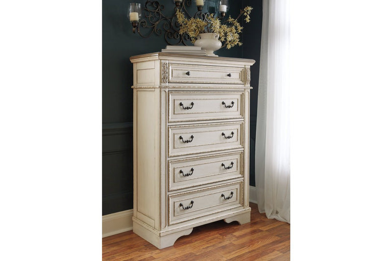 Realyn Two - tone Chest of Drawers - Gate FurnitureChest