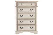 Realyn Two - tone Chest of Drawers - Gate FurnitureChest