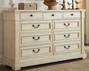 Realyn Two-tone Dresser and 2 Nightstands - B743B39