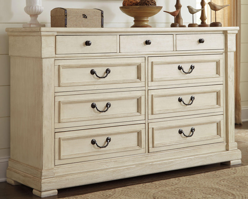 Realyn Two-tone Dresser and 2 Nightstands - B743B39