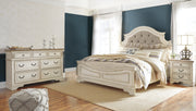 Realyn Two-tone King Bed, Dresser and 2 Nightstands - B743B60