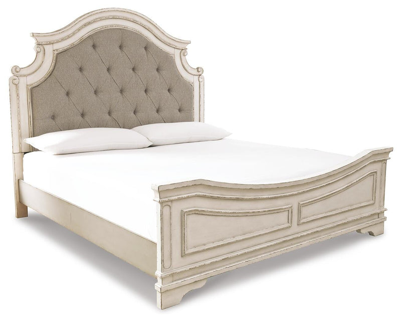 Realyn Two-tone King Bed, Dresser and 2 Nightstands - B743B60