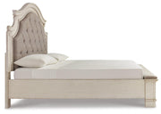 Realyn Two-tone King Storage Bed, Chest and 2 Nightstands - B743B50