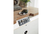 Realyn Two - tone Nightstand - Gate FurnitureNightstand