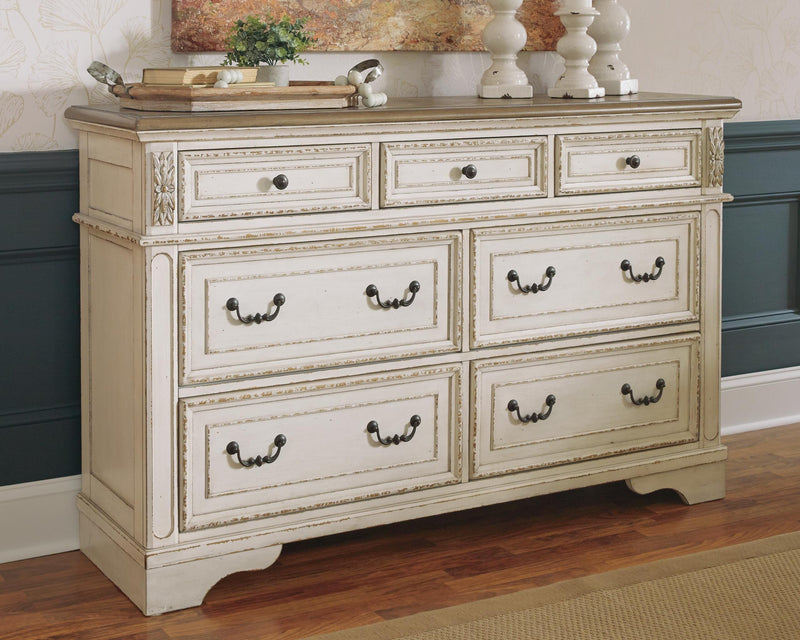 Realyn Two-tone Twin Storage Day Bed and Dresser - B743B43