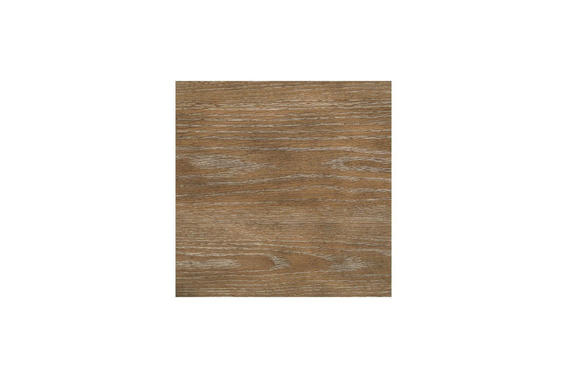 Realyn White/Brown Chairside End Table - Gate FurnitureEnd Table Chair Side
