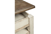 Realyn White/Brown Coffee Table with Lift Top - Gate FurnitureCoffee Table