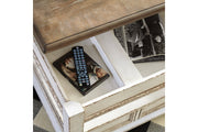 Realyn White/Brown Coffee Table with Lift Top - Gate FurnitureCoffee Table