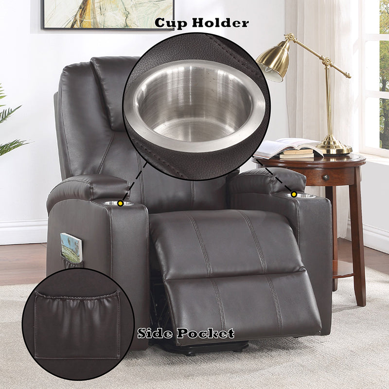 Recliner w/Power Lift & Massage - LV02181