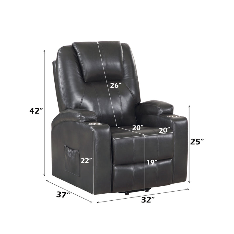 Recliner w/Power Lift & Massage - LV02182