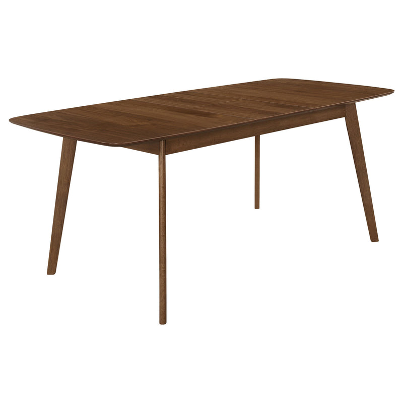 Redbridge 75-inch Extension Leaf Dining Table Natural Walnut - 106591