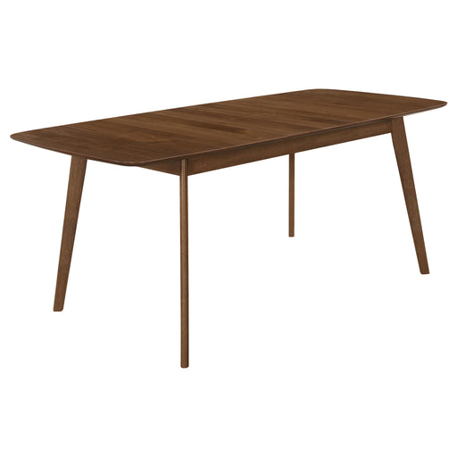 Redbridge 75-inch Extension Leaf Dining Table Natural Walnut - 106591