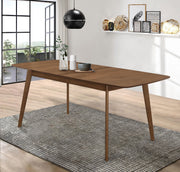 Redbridge 75-inch Extension Leaf Dining Table Natural Walnut - 106591