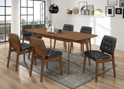 Redbridge 75-inch Extension Leaf Dining Table Natural Walnut - 106591