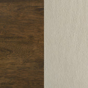 Redbridge Upholstered Counter Chair Cream and Walnut (Set of 2) - 193959WAL