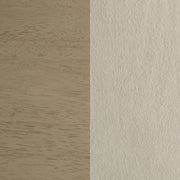 Redbridge Upholstered Side Chair Cream and Natural Oak (Set of 2) - 193952NAT