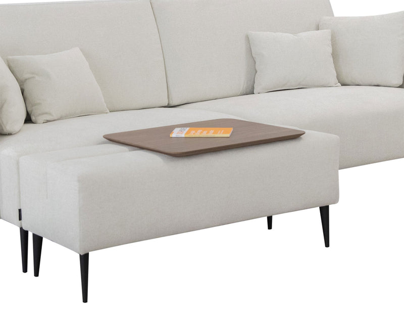 Redford Sectional Grey Set - Gate FurnitureSectional