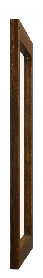 Reed Wood Frame Mirror in Antique - Reed-M