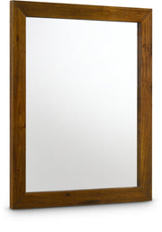 Reed Wood Frame Mirror in Antique - Reed-M