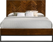 Reed Wood King Bed (3 Boxes) in Brown - Gate FurnitureKing Bed