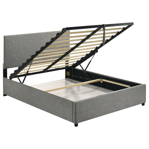 Reeves Upholstered Full Lift-Top Storage Platform Bed Grey - 315918GRYF