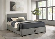 Reeves Upholstered Queen Lift-Top Storage Platform Bed Grey - 315918GRYQ