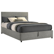 Reeves Upholstered Queen Lift-Top Storage Platform Bed Grey - 315918GRYQ