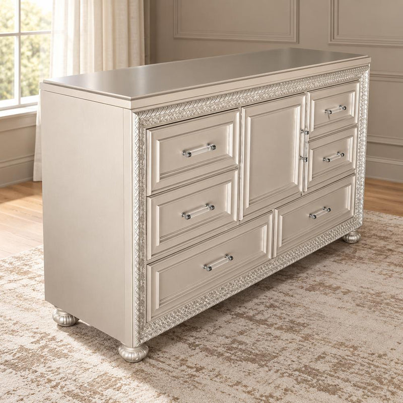 Regency - 6 Drawers Cream Dresser - B346-D