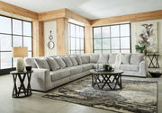 Regent Park Pewter 6 - Piece Sectional - Gate FurnitureSectional