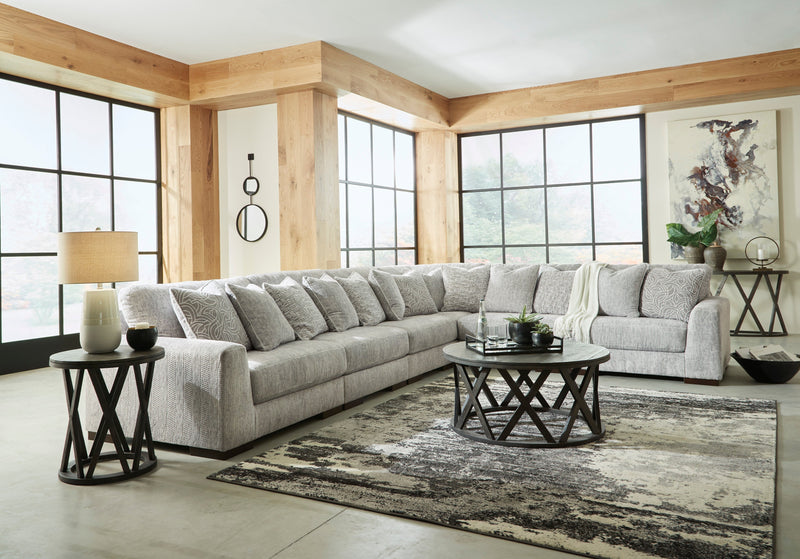 Regent Park Pewter 6 - Piece Sectional - Gate FurnitureSectional