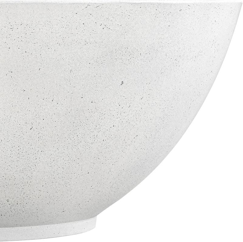 Reggio Concrete Indoor/Outdoor Coffee Table in White - 99040White-CT