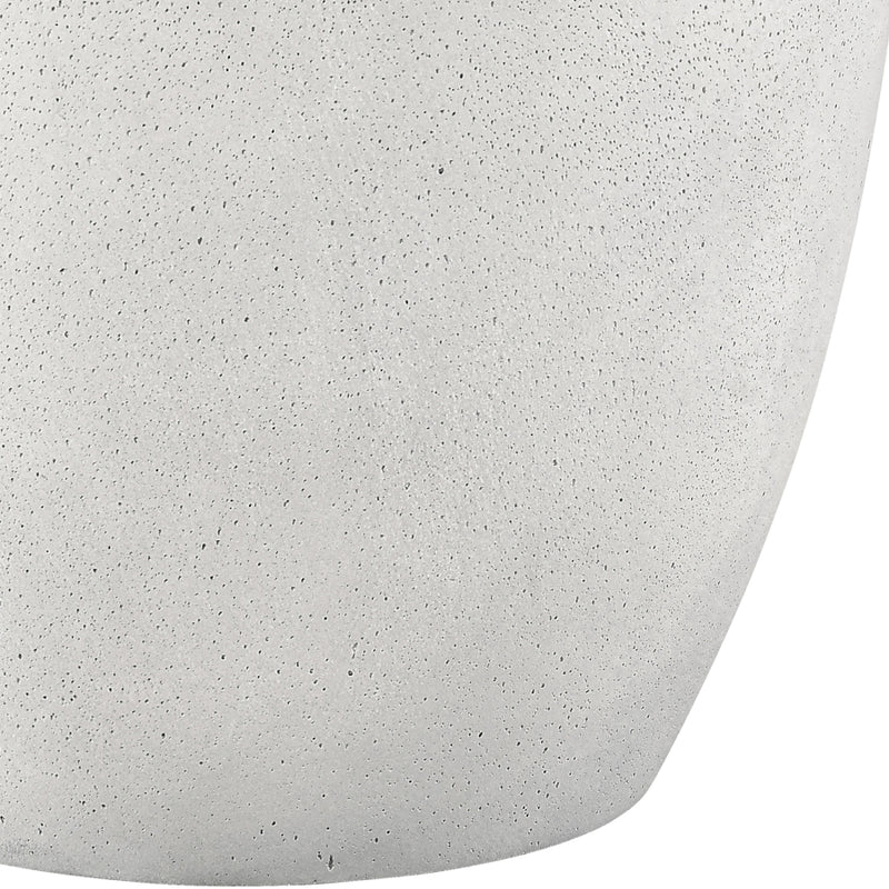 Reggio Concrete Indoor/Outdoor End / Side Table in White - 99040White-ET